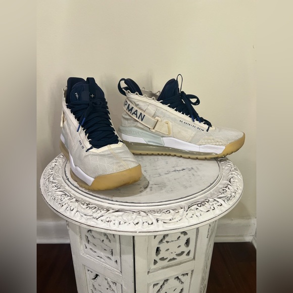 Jordan Jumpman proto max  720 sneakers size 11 blue and white - Picture 2 of 8